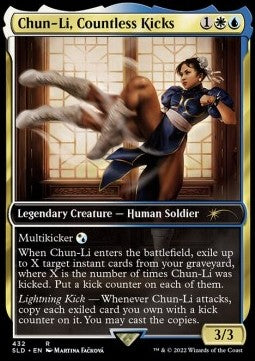 Chun-Li, Countless Kicks SLDFS-432 Rare Excellent Englisch Foil