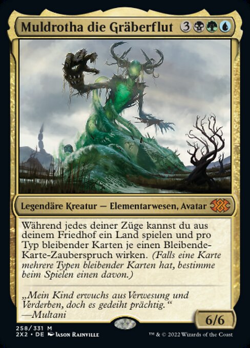 Muldrotha die Gräberflut 2X2-258 Mythic Near Mint Deutsch