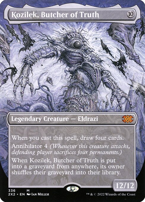 Kozilek, Schlächter der Wahrheit (V.1) X2X2-336 Mythic Near Mint Englisch Foil