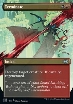 Terminate X2X2-389 Uncommon Near Mint Englisch Foil