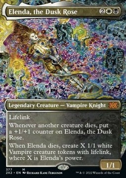 Elenda, Rose des Zwielichts (V.1) X2X2-377 Mythic Excellent Englisch Foil