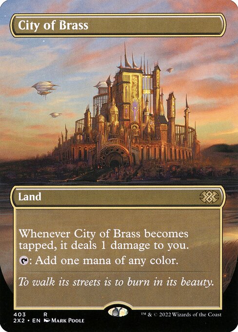 City of Brass X2X2-403 Rare Excellent Englisch