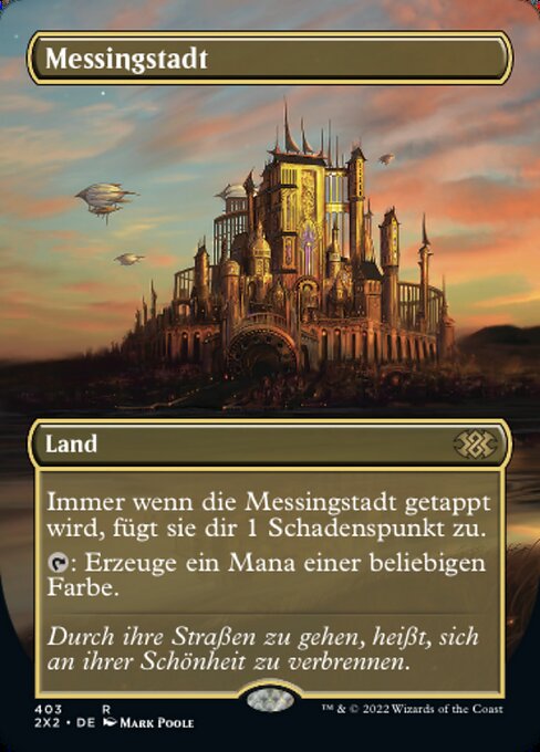 Messingstadt (V.1) X2X2-403 Rare Near Mint Deutsch