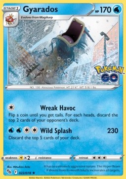 Garados PGO-022 Holo Rare Near Mint Deutsch