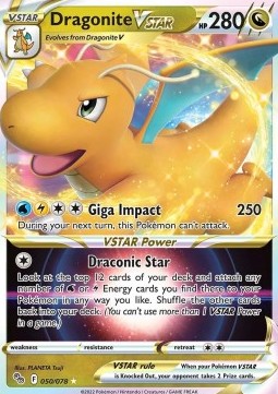 Dragonite VSTAR PGO-050 Ultra Rare Excellent Englisch