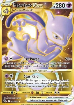 Mewtu VSTAR PGO-086 Secret Rare Excellent Deutsch