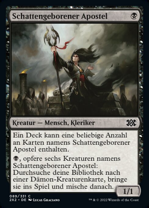 Schattengeborener Apostel 2X2-89 Common Excellent Deutsch