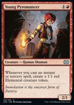 Junger Pyromagier 2X2-131 Uncommon Excellent Englisch