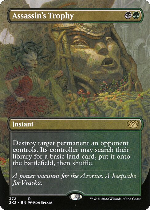 Assassin's Trophy X2X2-372 Rare Near Mint Englisch Foil