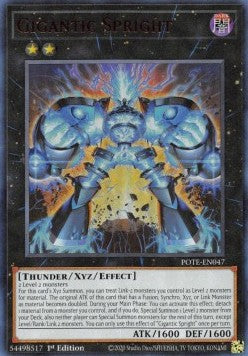 Gigantic Spright POTE-047 Ultra Rare Excellent Englisch 1. Auflage