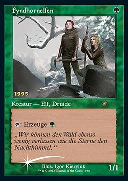 Fyndhornelfen 30C-3/30 Rare Boosterfrisch Deutsch Foil