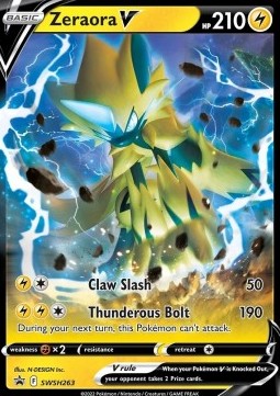 Zeraora V SWSH-263 Promo Near Mint Deutsch
