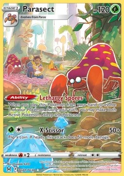 Parasect LOR-TG01 Holo Rare Excellent Englisch