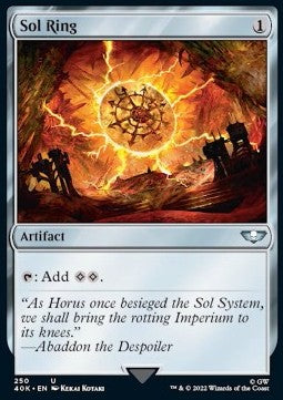 Sol Ring 40K-250 Uncommon Near Mint Englisch