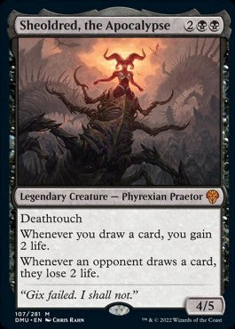 Sheoldred die Apokalypse DMU-107 Mythic Excellent Deutsch Foil