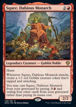 Squee, fragwürdiger Monarch DMU-146 Rare Near Mint Deutsch Foil