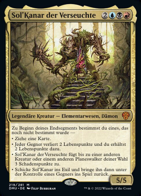 Sol'kanar der Verseuchte DMU-219 Mythic Excellent Deutsch Foil