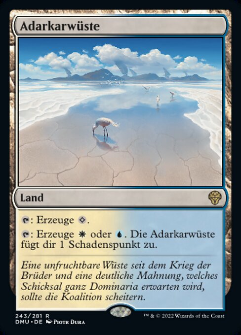 Adarkarwüste DMU-241 Rare Excellent Deutsch Foil