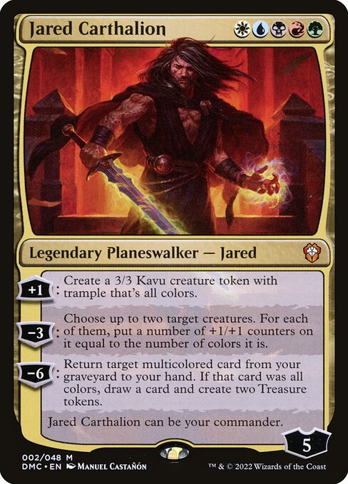 Jared Carthalion DMC-2 Mythic Near Mint Englisch Foil