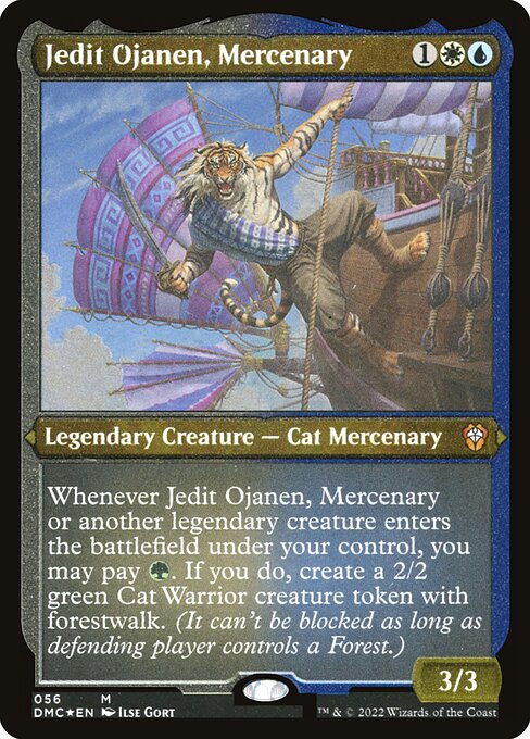 Jedit Ojanen, Mercenary XDMC-56 Mythic Near Mint Deutsch Foil