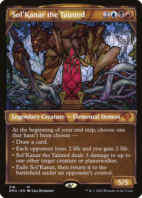 Sol'Kanar the Tainted XDMU-318 Mythic Excellent Englisch