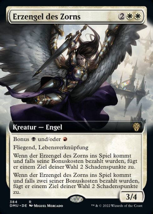 Erzengel des Zorns XDMU-384 Rare Excellent Deutsch