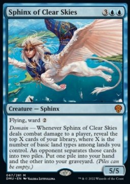 Sphinx of Clear Skies DMU-67 Mythic Near Mint Englisch