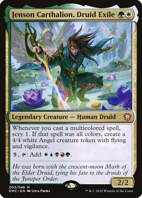 Jenson Carthalion, Druide im Exil DMC-3 Mythic Near Mint Englisch Foil