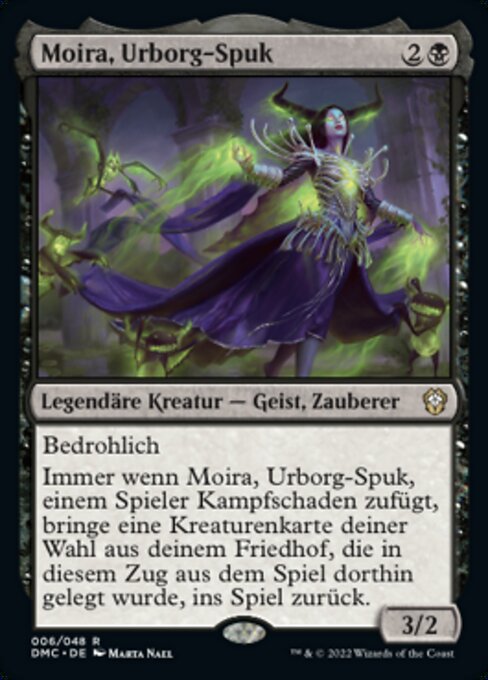Moira, Urborg Haunt DMC-6 Rare Excellent Deutsch