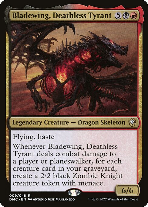 Bladewing, Deathless Tyrant DMC-9 Rare Near Mint Englisch
