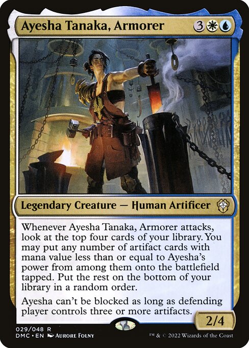 Ayesha Tanaka, Armorer DMC-29 Rare Near Mint Englisch Foil
