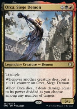 Orca, Siege Demon DMC-37 Rare Near Mint Deutsch