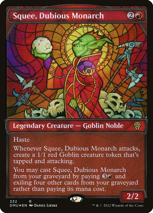 Squee, Dubious Monarch XDMU-332 Rare Excellent Englisch Foil