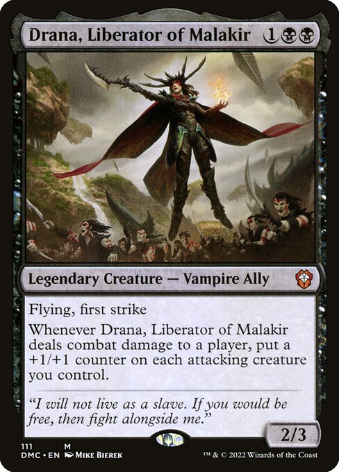 Drana, Liberator of Malakir DMC-111 Mythic Near Mint Englisch