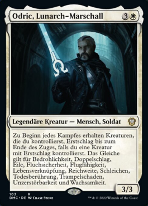 Odric, Lunarch-Marschall DMC-103 Rare Near Mint Deutsch