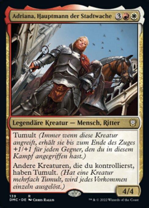 Adriana, Hauptmann der Stadtwache DMC-139 Rare Near Mint Deutsch
