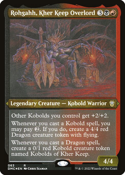 Rohgahh, Kher Keep Overlord XDMC-63 Rare Excellent Englisch Foil