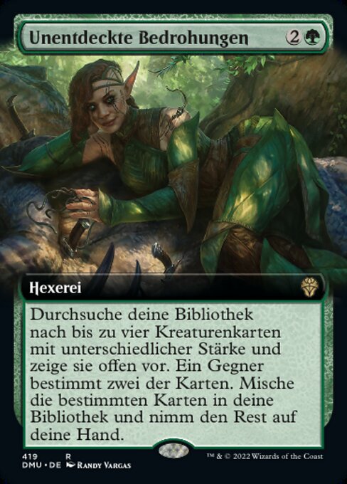 Unentdeckte Bedrohungen XDMU-419 Rare Excellent Deutsch