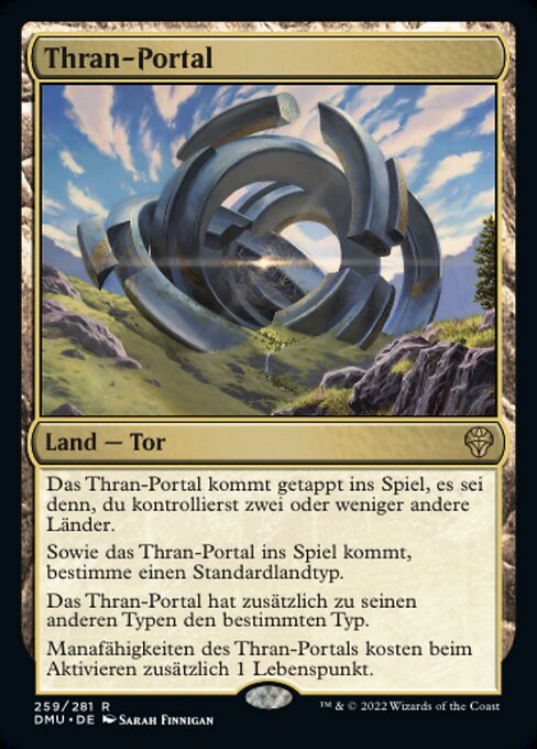 Thran-Portal DMU-259 Rare Near Mint Deutsch Foil