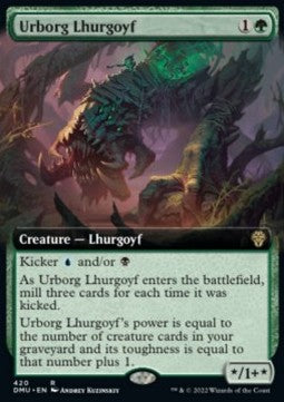 Urborg-Lhurgoyf XDMU-420 Rare Excellent Englisch Foil
