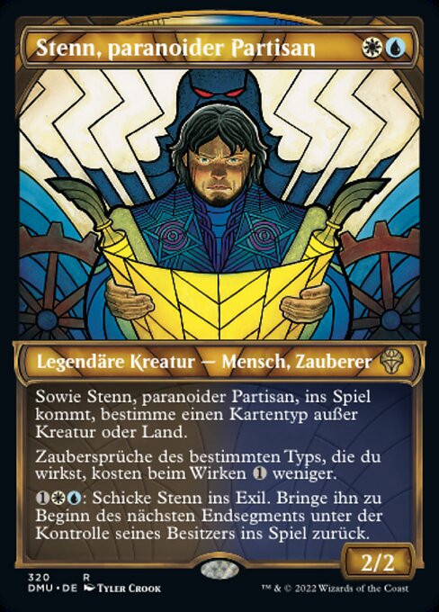 Stenn, paranoider Partisan (V.1) XDMU-320 Rare Near Mint Deutsch