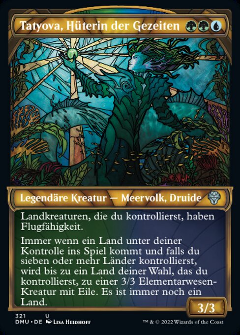 Tatyova, Hüterin der Gezeiten (V.1) XDMU-321 Uncommon Near Mint Deutsch