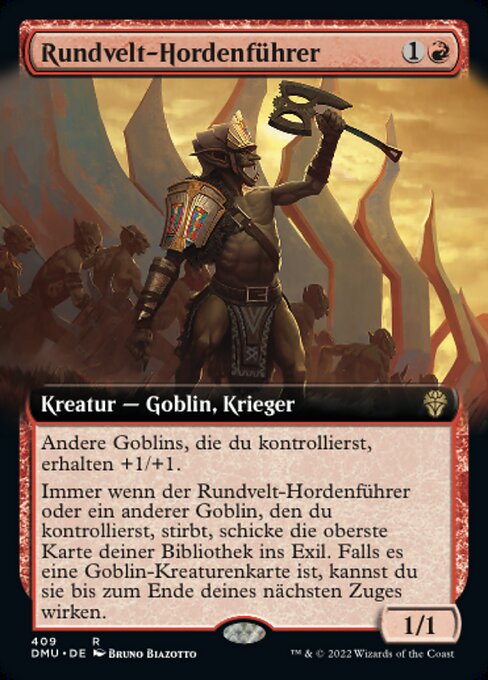 Rundvelt-Hordenführer XDMU-409 Rare Near Mint Deutsch Foil