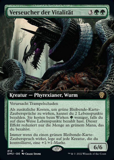 Verseucher der Vitalität XDMU-412 Rare Near Mint Deutsch Foil