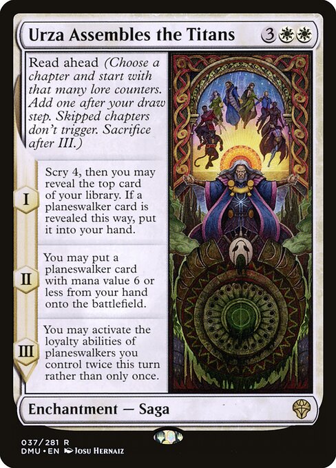 Urza Assembles the Titans DMU-37 Rare Near Mint Englisch