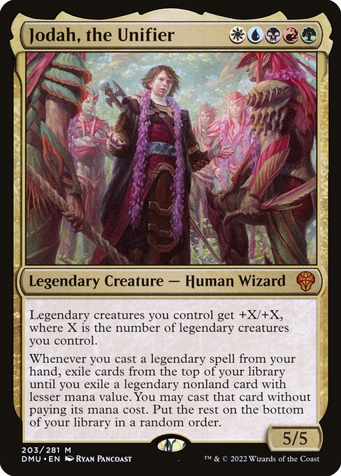 Jodah, the Unifier DMU-203 Mythic Excellent Englisch Foil