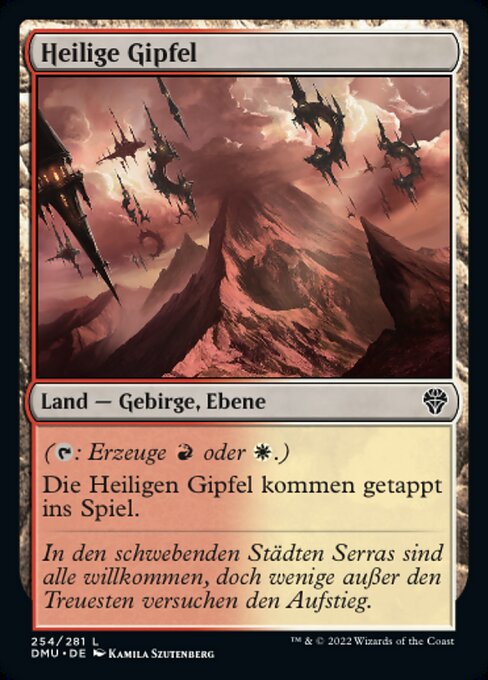 Heilige Gipfel DMU-254 Common Near Mint Deutsch Foil