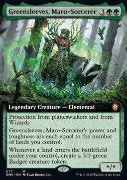 Greensleeves, Maro-Sorcerer XDMC-77 Mythic Excellent Englisch Foil