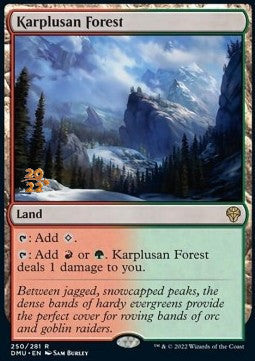 Karplusanischer Wald (V.1) PDMU-250 Rare Excellent Deutsch Foil