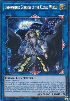 Underworld Goddess of the Closed World MP22-028 Secret Rare Near Mint Englisch 1. Auflage